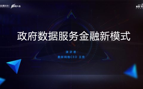 2021数栖大会-政府数据服务金融新模式