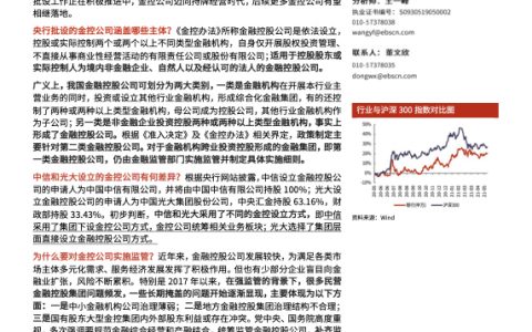 对央行受理中信、光大成立金控公司申请的点评：一文读懂金融控股公司