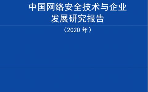 中国信通院：中国网络安全技术与企业发展研究报告（2020年）（44页）