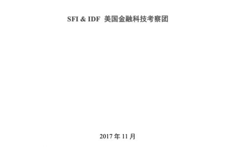 北京大学数字金融研究中心：美国金融科技考察报告（32页）