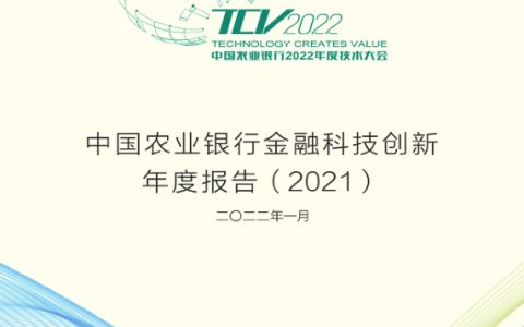 中国农业银行金融科技创新年度报告（2021）