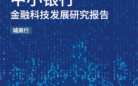 中小银行联盟：2019中小银行金融科技发展研究报告-城商行篇（73页）