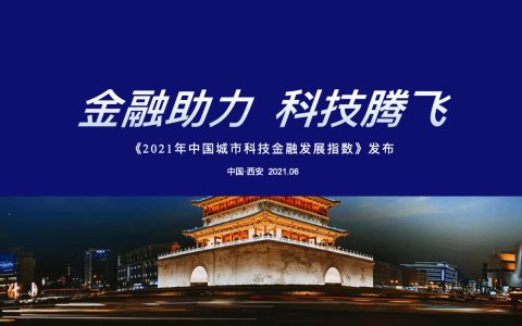2021年中国城市科技金融发展指数（11页）