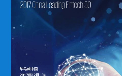 毕马威：2017中国领先金融科技企业50（80页）