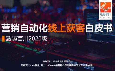 致趣百川：营销自动化线上获客白皮书（58页）