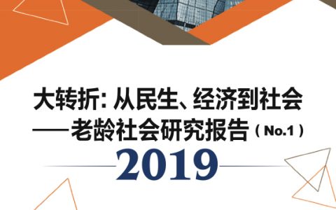 盘古智库：2019老龄社会研究报告（42页）