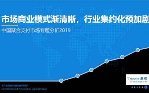 易观：2019中国聚合支付市场专题分析